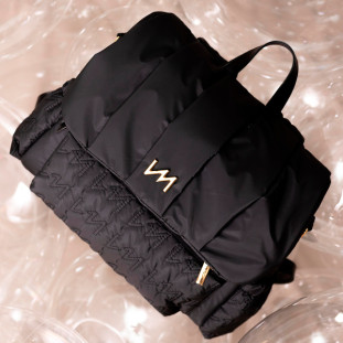 Mochila Maternidade Mummy Urban Chic Preta 