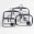 Kit Necessaires Cristal Urban Chic Marinho