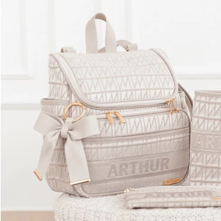 Mochila Maternidade 2 em 1 Origem Bege