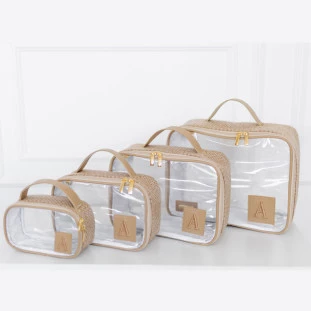 Kit Necessaires Cristal Tresse Palha