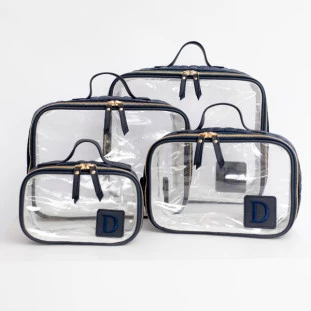Kit Necessaires Cristal Urban Chic Marinho