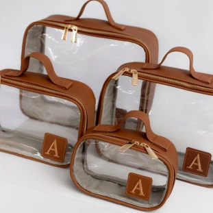 Kit Necessaires Cristal Caramelo