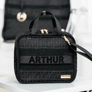 Frasqueira de Maternidade Térmica Origem Lurex Preto 