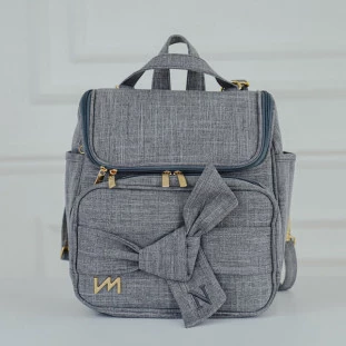 Mochila Maternidade 2 em 1 Linho Nós
