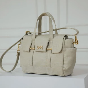 Bolsa Maternidade Cleo MINI Linho 