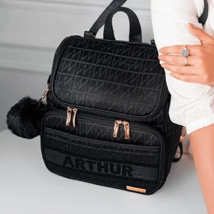 Mochila Maternidade 2 em 1 Origem Preto 